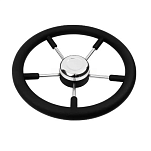 Колесо рулевое Skipper 330 мм черный sk0988sab-spot