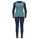 Купить Odlo 196701-21008-xl Набор базовых слоев Active Warm Eco Blue Wing Teal / Reef Waters 30x20x10 7ft.ru в интернет магазине Семь Футов