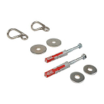 Ticket to the moon TMWALL Hammock Anchors Подвесной комплект Серебристый Stainless Steel