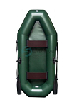 Надувная лодка ПВХ Skiff 260, зеленый, SibRiver S260GREEN