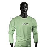 Höwk HTSGM Футболка с длинным рукавом с защитой от ультрафиолета Logo Зеленый Grouper M