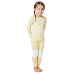Helly hansen 40525_367-104 Набор базовых слоев Graphic Lifa Merino Yellow Cream 60x40x40 3-4 Years