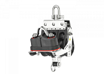 SPRENGER S Mainsheet Block with Swivel, Becket and Cleat / 10 mm / plain bearing 44581-bvs