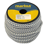 Marina performance ropes 0815.25/BLAZ5 Elastic Line 25 m Веревка Золотистый White/Blue 5 mm 