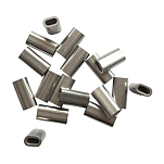 Sunset STSAL19551.2X2.4 ST-S-6029 Двойные овальные заклепки Серебристый Grey 1.2 x 2.4 x 10 mm 