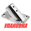 Основание стойки леера (25,4 мм), 45 град, прямоугольное, Marine Rocket (упаковка из 10 шт.) S.M0812-25_MR_pkg_10
