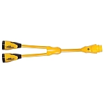 Marinco 69-y5042504 Береговое питание и адаптер Eel Yellow / Black 33x31x11 50A Female/50A Male