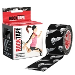 Rock tape 21635-5cmx5m кинезиологическая лента Standard 5 cmx5m Cadavera White / Black 10x10x10