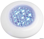 Светильник точечный встраиваемый 12В 0.5Вт 20Лм синий свет / белый корпус, Osculati 13.179.11