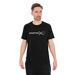 Matrix fishing gpr481 Футболка с коротким рукавом Large Fade Logo Black / Grey 30x20x5