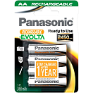 Купить Panasonic P6E/4B2450 1x4 NiMH Mignon AA 2450mAh Аккумуляторы Evolta Белая 7ft.ru в интернет магазине Семь Футов