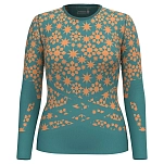 Smartwool SW016412N881.L Базовый слой с длинным рукавом Intraknit Thermal Merino 200 Pattern Crew Многоцветный Cascade / Apricot L