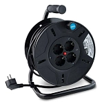 Onlex 20077 Выдвижная розетка на 4 гнезда 15 m Серебристый Black  Techinn