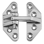 Marine town 4949365 70x72x30 mm Петля из нержавеющей стали Серебристый Silver