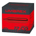 Umarex 112-41687-1 UX 12g Co2 Картриджи 25 единицы Красный Silver  Hunt