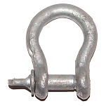 Nantong five-wood 404044 Оцинкованная скоба для лука Серебристый Grey 14 mm 