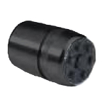 Evia FAL28 Threaded Butt Cap Серебристый  Silver 28 mm 