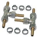Купить Lecomble & schmitt LECO2200809 Flexible Комплект соединителей для шлангового тройника Grey / Bronze 6 mm 7ft.ru в интернет магазине Семь Футов