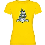 Kruskis 11502302xxlc051 Футболка с коротким рукавом Ship Yellow 30x25x2 2XL