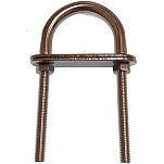 Goldenship GS72059 AISI-316 U-образный болт из нержавеющей стали Серебристый 10 mm 