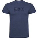 Купить Kruskis CA65500486S007 Футболка с коротким рукавом Sleep Eat And Fish Голубой Denim Blue XL 7ft.ru в интернет магазине Семь Футов