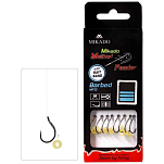 Mikado HMFB13BG-8 Method Feeder Without Bait Band Barbless Связанный Крючок Без Зазубрин Бесцветный 8 