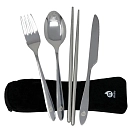 Купить Mizu CSETN набор столовых приборов Neoprene Outdoor Grey 7ft.ru в интернет магазине Семь Футов
