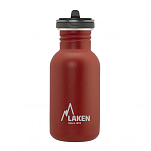 Laken BSF50RO Нержавеющая сталь Basic Flow бутылка 500ml Бесцветный Red