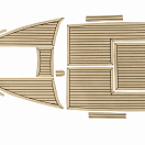 Комплект палубного покрытия для Феникс 560, тик классический, с обкладкой, Marine Rocket teak_560_classic_2