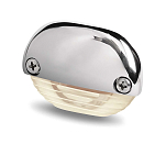 Светодиодная лампа Hella Marine 8560 Easy Fit 2JA 998 560-351 12/24В 0,5Вт 45x31,5мм кабель 100мм IP67 из полированной нержавеющей стали AISI316 с янтарным светом