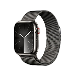 Apple MRJA3QL/A Watch Series 9 GPS+Cellular 41 mm Черный  Graphite / Steel Milanese