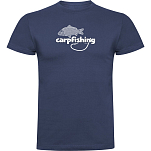Kruskis CA65500686K038 Футболка с коротким рукавом Carpfishing Голубой Denim Blue 3XL