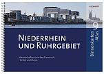 KARTENWERFT 978-3-944082-44-8 Атлас 9. Карта прибрежных территорий Нижнего Рейна и Рурской области.
