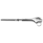 Talamex 02334021 Крючок Pelican с обжимным стержнем Terminal М 6 Серебристый Silver 4 mm 