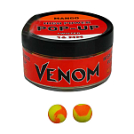 Feedermania V0119014 Venom High Power 45g Бойлы Mango Pop Ups Оранжевый Yellow / Orange 16 mm