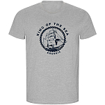 Kruskis CA66900358C064 Футболка с коротким рукавом King Of The Sea ECO Серый Heather Grey L