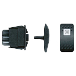 Oem marine 3900006 Forniture nautiche italiane Contura II Переключатель включения-выключения Black 49 x 39 x 25 mm