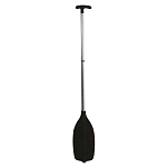 Ceredi giovanni 909783 25-30 mm Телескопическое весло из анодированного алюминия  Silver / Black 50-115 cm 