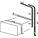 Купить Moeller 114-300110 Поддержка люльки бака Черный Black 7ft.ru в интернет магазине Семь Футов