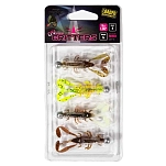 Fox rage NMC055 Мягкий приманка UV Micro Critter Mix 3g 50 mm Бесцветный Multicolour