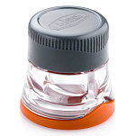 Gsi outdoors 79501 Ultralight Шейкер для соли и перца Бесцветный Clear / Black / Orange