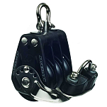 Rutgerson marine RSB300583B Тройной шкив с челюстью Black 50 mm