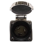 Marinco dma-247 Крышка IP56 3939624 нержавеющая сталь 220V White / Silver 12x10x10 32A