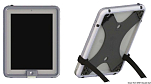 Watertight case for 2/3/4 iPad grey, 23.402.04