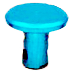 MV Spools LC-LIGHTBLU Алюминиевый зажим для линии Голубой Light Blue