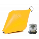 Can-sb 1515781g Светящийся буй Yellow 50x50x103 50 x 103 cm