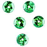 Mikado AM-SUR-C01-6-G Surfcasting Sequins Бусины Зеленый  Green 6 mm 