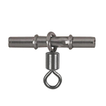 Mustad 36611 Твердые овальные бусины Серебристый 7 