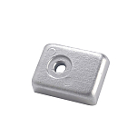 Enrico polipodio 2626805 65-115HP Маленький анод из цинковой пластины  Silver 40 x 30 mm 
