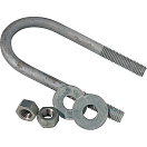 Купить Tiedown engineering 241-86222 Zinc Plated Square U-Bolt Square Серебристый 1/2 x 3-1/16 x 3-3/16´´  7ft.ru в интернет магазине Семь Футов